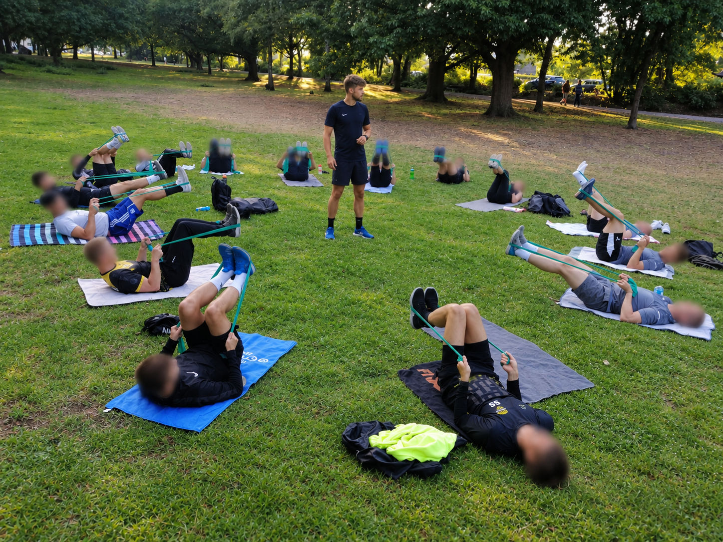 Athletiktraining im Freien